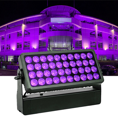 বিল্ডিং ওয়াশ ইফেক্টের জন্য IP65 LED স্টেজ লাইট 40x10w ওয়াল ওয়াশার ফ্লাড লাইট