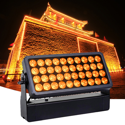 বিল্ডিং ওয়াশ ইফেক্টের জন্য 25CH 40x10w ওয়াটারপ্রুফ নেতৃত্বাধীন ওয়াল ওয়াশার ফ্লাড লাইট