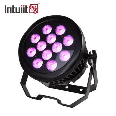 12x10w জলরোধী LED পার লাইট RGBW 4 ইন 1 DMX512 স্টেজ ওয়াশ লাইট