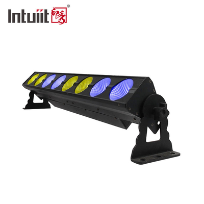 120W 8*15W ওয়াল ওয়াশার লাইট ট্রাই - ইন - 1 RGB কালার মিক্সিং LED COB পিক্সেল বার