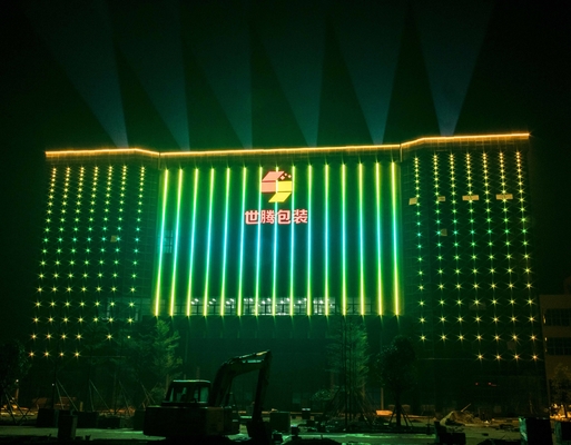 বিল্ডিং প্রকল্পের জন্য 16x5w Rgbw Dmx512 LED ফ্লাড লাইট Ip65 Led Dj Bar