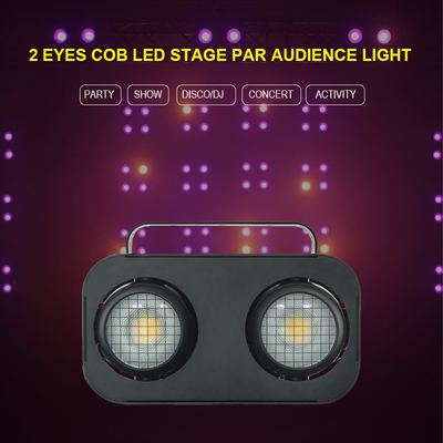 2 চোখ 2 * 90W Dmx512 কন্ট্রোল স্প্লাইসিং কোব শ্রোতা অন্ধকার প্রভাব মঞ্চ আলো