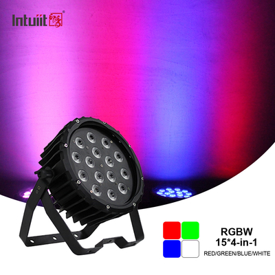 90W RGBW LED ফ্ল্যাট পার লাইট স্টেজ লাইট ডিএমএক্স কন্ট্রোল ডিজে ডিস্কো পার্টি জন্য বিবাহের গির্জা