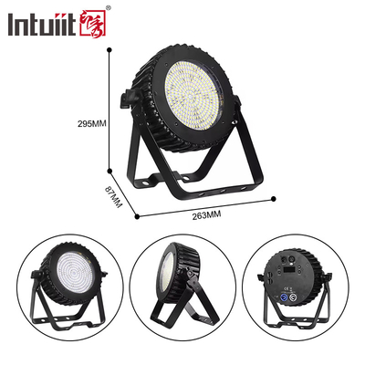 120W হোয়াইট রঙ ইনডোর LED প্যার ক্যান স্টেজ লাইট প্যার স্টেজ স্ট্রোব লাইট