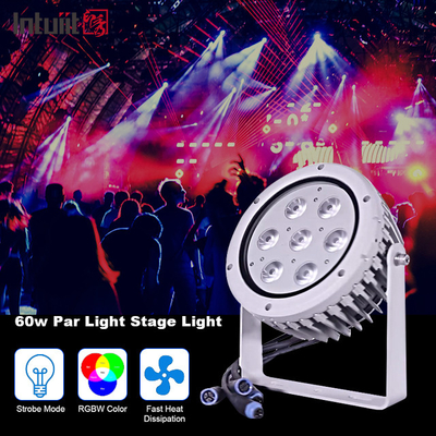 বাগানের জন্য আউটডোর Ip65 Dmx 60w Rgbw Led ল্যান্ডস্কেপ স্পট লাইট