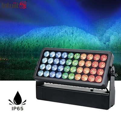 বিল্ডিং আউটডোর LED 40X10W 4in1 পিক্সেল বন্যা ওয়াল ওয়াশার আইপি 65 জলরোধী সিটি রঙের আলো