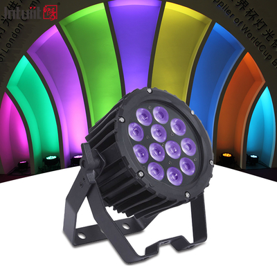 মিনি ওয়াশ লাইট DMX 12X3W rgbw ডিস্কো আলো ডিজে ডিস্কো পার্টির জন্য নেতৃত্বাধীন প্যার ক্যান মঞ্চ আলো