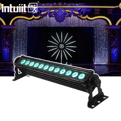 DMX 512 বহিরঙ্গন জলরোধী শহর রঙিন বিল্ডিং হোটেল 12X3W নেতৃত্বাধীন প্রাচীর ওয়াশার আলো