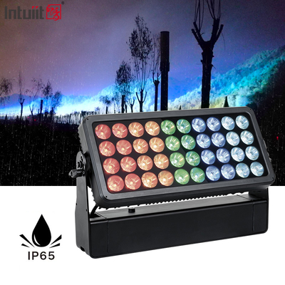 40X10W LEDS RGBW সিটি বিল্ডিং জন্য বন্যা আলো নেতৃত্বাধীন ওয়াল লাইট বহিরঙ্গন আলংকারিক ওয়াল ওয়াশার আলো