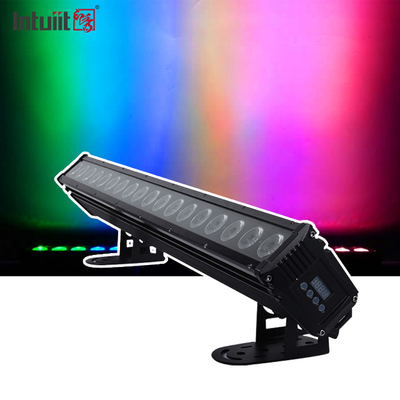 18x8W LED ওয়াল ওয়াশ লাইট 18pcs 4 ইন 1 ওয়াটারপ্রুফ DMX কন্ট্রোল ওয়াল ওয়াশ লাইট ডিজে ডিস্কো পার্টি বার জন্য