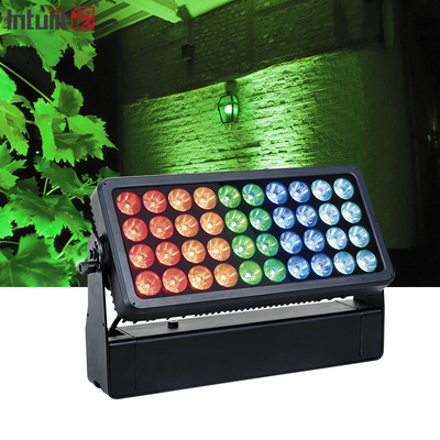 40x10W RGBW 4 ইন 1 LED ফ্লাডলাইট আইপি 65 ওয়াটারপ্রুফ স্টেজ লাইট DMX512 কন্ট্রোল ডিজে ডিস্কো সরঞ্জাম আউটডোর পারফরম্যান্স