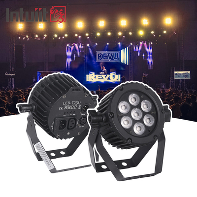 LED স্টেজ লাইট 7X22W RGB অ্যালুমিনিয়াম DMX512 LED বিবাহের ইভেন্টের জন্য আলো