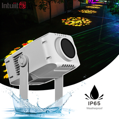 জলরোধী 100W কাস্টম লোগো বিজ্ঞাপন ঘোরানো গবো প্রজেক্টর হালকা বহিরঙ্গন বিজ্ঞাপন আলো