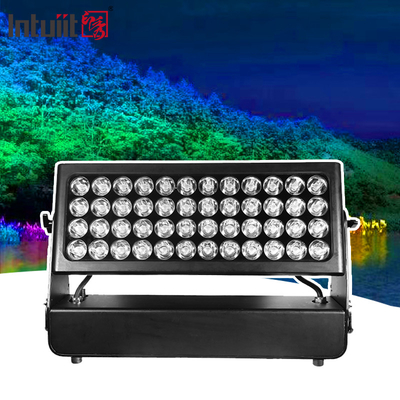 48X40W শহর রঙের আলো RGBW 4in1 ip65 জলরোধী উচ্চ বিল্ডিং প্রাচীর washers মঞ্চ আলো