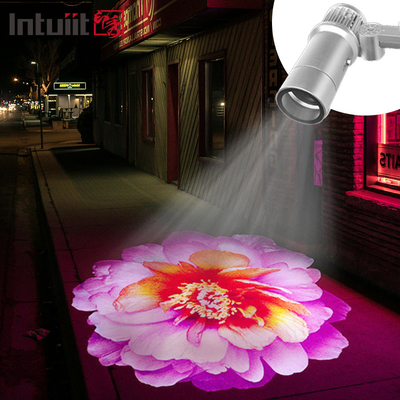 কাস্টম LED এইচডি 60W গোবো লোগো প্রজেক্টর ইনডোর আউটডোর আইপি 65 ওয়াটারপ্রুফ ঘোরানো বিজ্ঞাপন ইমেজ প্রজেকশন আলো মেঝে বিবাহের জন্য