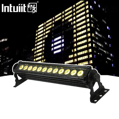 12X3W LEDs স্টেজ লাইট অ্যালুমিনিয়াম হাউজিং DMX LED স্ট্রোব লাইট ওয়াল ওয়াশার