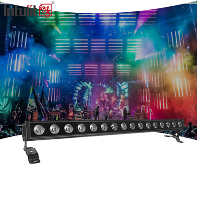 LED বার RGBW 4 ইন 1 16x5W DMX LED স্টেজ Dmx512 ওয়াল ওয়াশার আউটডোর ইনডোর ডিজে ডিস্কো লাইট