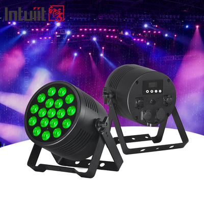 শক্তিশালী 18x20W আউটডোর আরজিবিডাব্লুএ-ইউভি 6 ইন 1 আইপি 65 ওয়াটারপ্রুফ ডিজে ডিস্কো সিটি বিয়ের ইভেন্ট স্টেজ LED প্যার লাইট