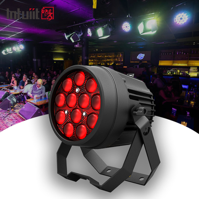 ওয়াটারপ্রুফ ওয়্যারলেস DMX আউটডোর 12x10W RGBW 6in1 IP65 LED Par Light