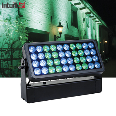 আইপি 65 ওয়াটারপ্রুফ আউটডোর 40X10W Rgbw 4in1 নেতৃত্বাধীন সিটি রঙের নেতৃত্বাধীন ওয়াল ওয়াশ লাইট