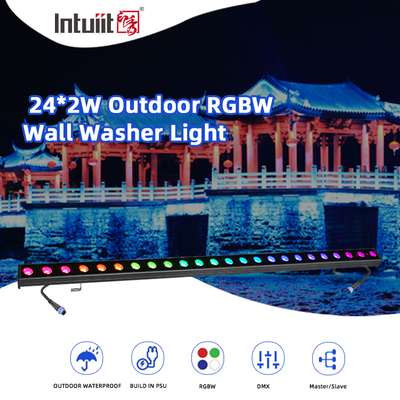 24*2W LED ওয়াল ওয়াশার লাইট Ip65 LED ওয়াল ওয়াশার লাইট