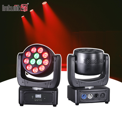 হেড লাইট 12*8W LED স্টেজ লাইট RGBW ডিজে আলো DMX 512 সাউন্ড অ্যাক্টিভেশন ইভেন্ট পার্টি বিবাহের গির্জা লাইভ ব্যান্ড শো
