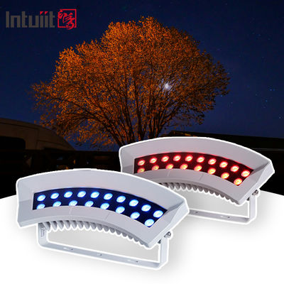 পেশাগত RGBW LED বিল্ডিং গাছ বন্যা আলো জলরোধী IP65 DMX512 LED বন্যা আলো বহিরঙ্গন মুখোমুখি আলো জন্য 36W