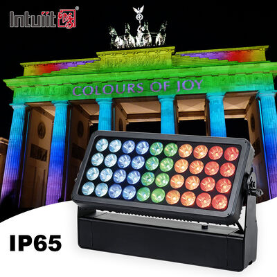 40x10W RGBW আউটডোর এলইডি ফ্লাড লাইট ওয়াশ সিটি রঙ আইপি 65