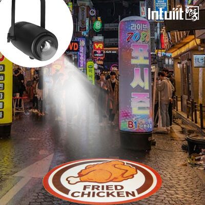 60W এলইডি লোগো গোবো প্রজেক্টর আইপি 65 ওয়াটারপ্রুফ লাইট হোটেল কোম্পানি স্টোর বিবাহের বিজ্ঞাপন ইনডোর এবং আউটডোর ব্যবহার