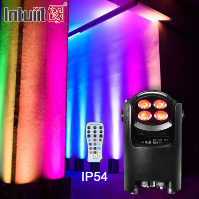 4x12w 4in1 RGBW ব্যাটারি চালিত ওয়্যারলেস DMX LED আপলাইট