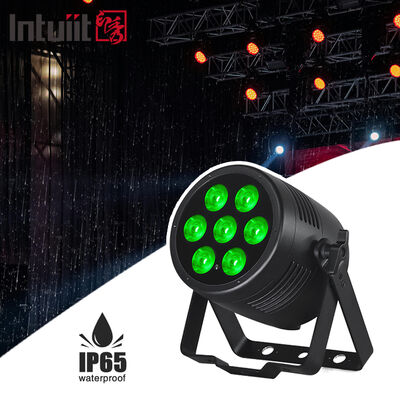 উপরের উজ্জ্বল 7*20W RGBWA+UV 6in1 LED Par Light IP65 আউটডোর DMX512 কনসার্ট মঞ্চের জন্য নাইটক্লাব