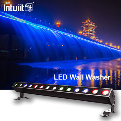 140W RGBW 4in1 IP65 ওয়াটারপ্রুফ এলইডি লিনিয়ার ওয়াল ওয়াশার 14x10W DMX512/RDM সিটি কালার বিল্ডিং লাইটিং