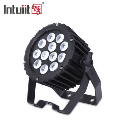 12x3W 4 ইন 1 RGBW LED আউটডোর আপলাইট IP65 Dj স্টেজ পার লাইট অটো রানিং