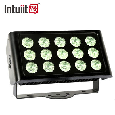 বাণিজ্যিক 15*5W 4-IN-1 Rgbw Led Motions স্টেজ আউটডোর আলো স্ট্যান্ডে ফ্লাড লাইট
