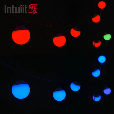 বারান্দা পার্টি সজ্জা জন্য DMX LED গ্লোব Patio লাইট জলরোধী ঝুলন্ত