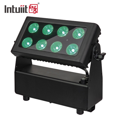 8*10W RGBWA IR কন্ট্রোল LED স্টেজ লাইট ব্যাটারি চালিত ওয়্যারলেস সিটি কালার ওয়াশ লাইটিং প্রজেক্টর