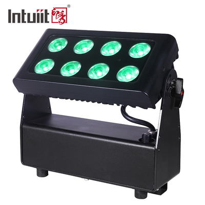 ROSH ব্যাটারি চালিত LED স্টেজ লাইট RGBWA + UV 6 In 1 RGBW LED Flood Spotlights DMX512