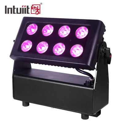 8*15w Ip65 আউটডোর ওয়াটারপ্রুফ লেড ওয়াল ওয়াশার ব্যাটারি চালিত স্টেজ সিটি কালার লেড ওয়াশ লাইট