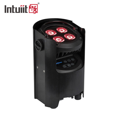 DMX IR ওয়াইফাই 4x12w ওয়্যারলেস ব্যাটারি চালিত পার আপলাইট স্পট ডিজে ডিস্কো এলইডি স্টেজ লাইট
