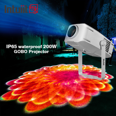 হাই বিল্ডিং 400W আউটডোর গোবো প্রজেক্টর ওয়াটারপ্রুফ জুম LED ইফেক্ট লাইট কাস্টমাইজড